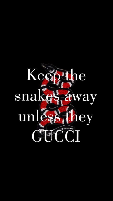 keep the snakes away unless they gucci top|Keep the Snakes Away Unless They Gu.